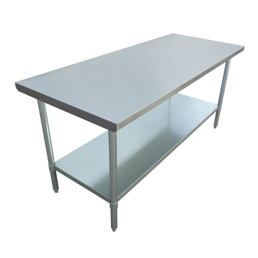 Adcraft WT-3072-E Stainless Steel Work Table - 30" x 72" x 35"