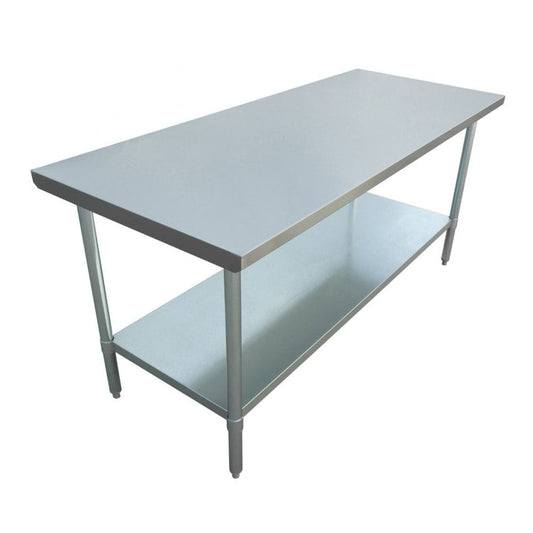 Adcraft WT-3072-E Stainless Steel Work Table - 30" x 72" x 35"